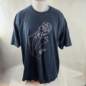 Ray Charles Mens XL Black Graphic T Shirt 1998 Vintage Gear Ink New Orleans 1365